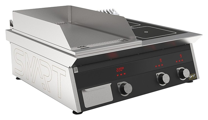 Плита индукционная комбинированная SMART INDUCTION K74-5RKB (с грилем) - фото №1