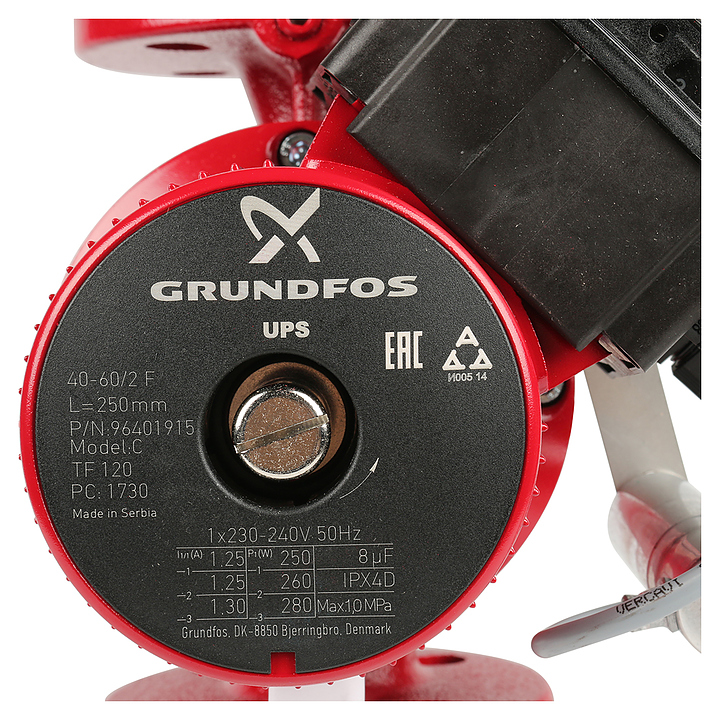 Циркуляционный насос Grundfos UPS 40-60/2 F 230 В - фото №7