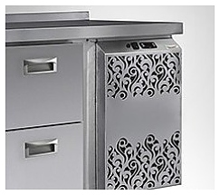 Стол холодильный Finist СХСпц-700-2, среднетемпературный, с боковым расположением агрегата, для пиццы - фото №20