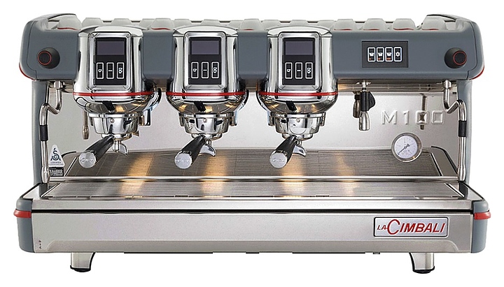 Кофемашина La Cimbali M100 ATTIVA HDA DT/3 (OLED-дисплей + 3 кнопки) низкие группы - фото №1