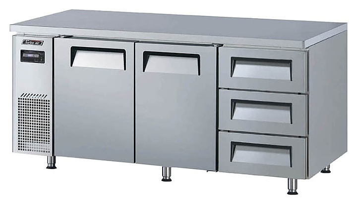 Стол холодильный Turbo air KUR18-3D-3 700 мм - фото №1
