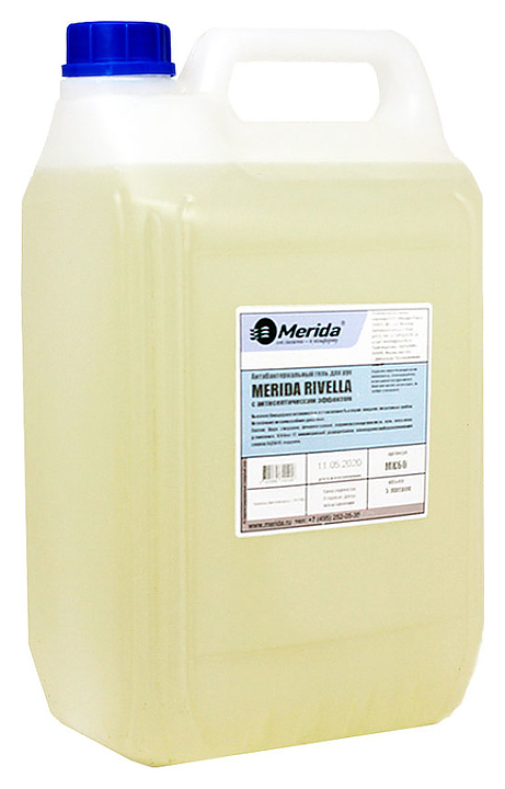 Гель-антисептик для рук Merida RIVELLA MK605, 5 л - фото №1