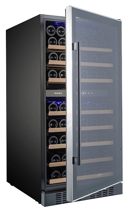 Винный шкаф Temptech Premium WP120DCB черный - фото №2