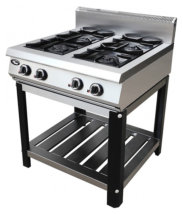 Плита газовая Grill Master Ф4ЖТЛПГ(п) на подставке - фото №1