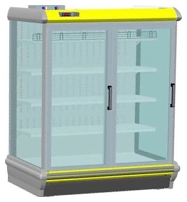 Горка холодильная ENTECO MASTER НЕМИГА П2 RD 250 ВСн (выносной агрегат) пристенная - фото №1