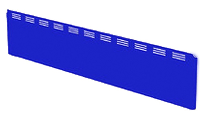 Щиток передний для витрины Марихолодмаш Нова (1,0) синий - фото №1