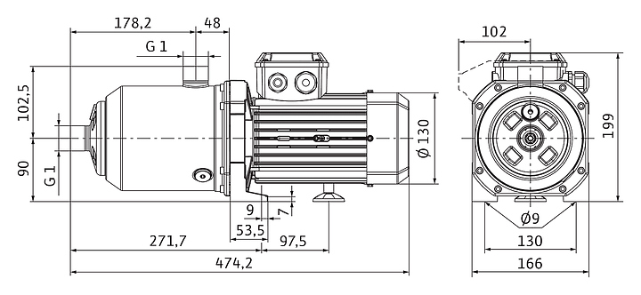 Циркуляционный насос Wilo MEDANA CH1-L.207-2/V/A/10T - фото №2