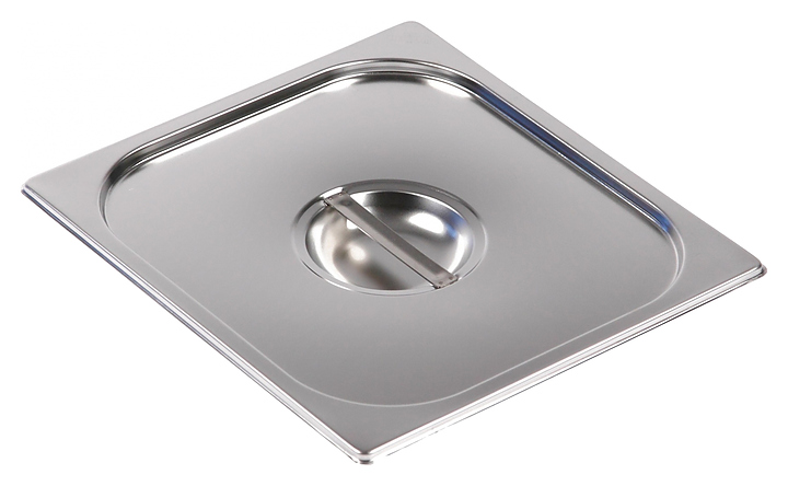 Крышка для гастроемкости Luxstahl 823-L GN 2/3 (327х353) нерж. - фото №1