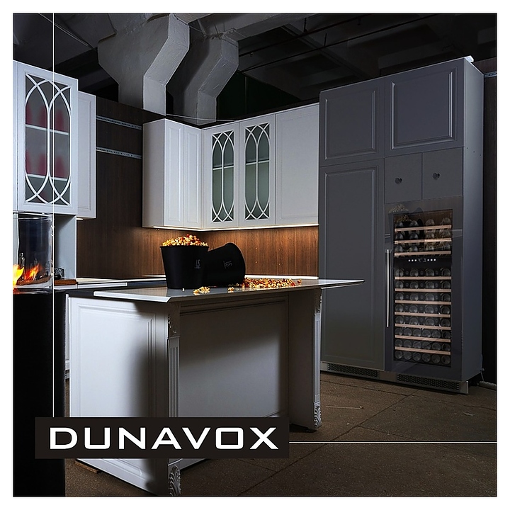 Винный шкаф Dunavox DX-74.230DB - фото №2
