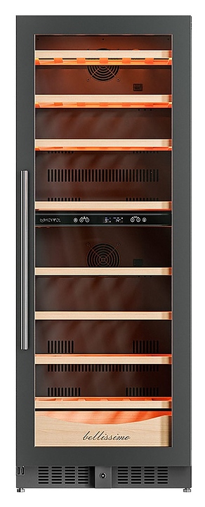 Винный шкаф MEYVEL MV95-KBT2 (Slim) - фото №2