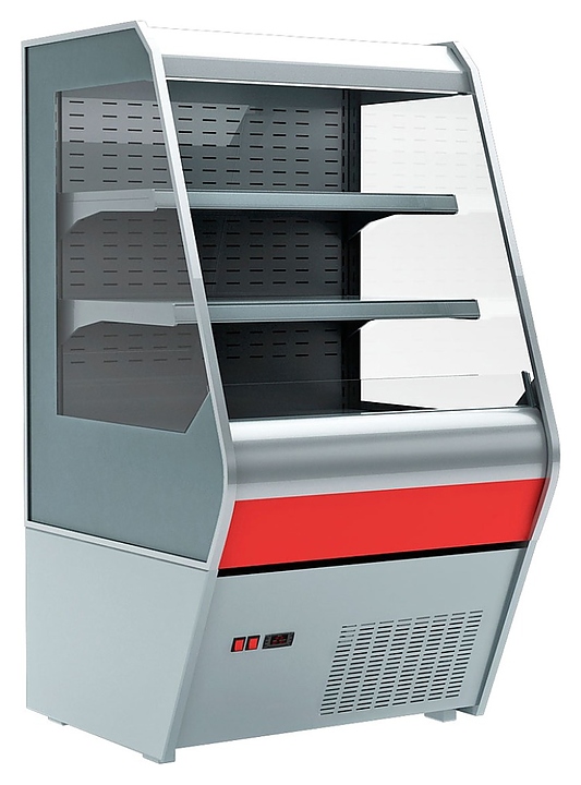 Горка холодильная Carboma F 13-07 VM 0,7-2 (1260/700 ВХСп-0,7) (стеклопакет) - фото №1