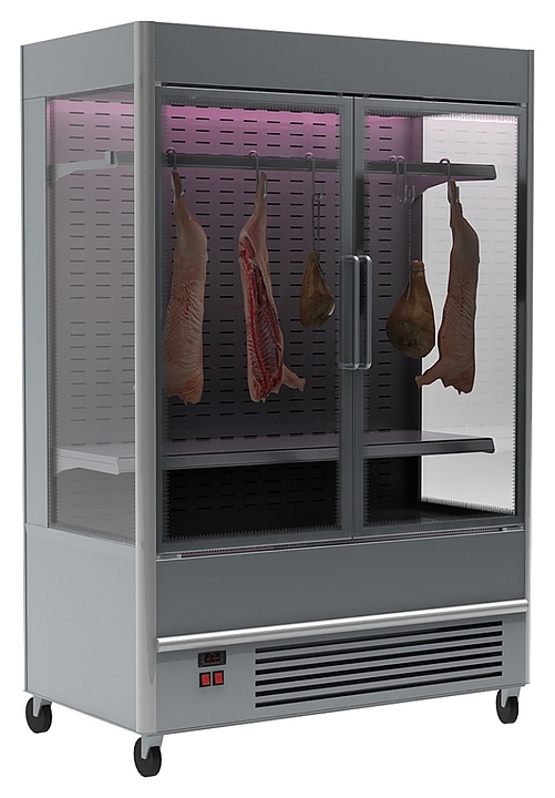 Горка холодильная Carboma FC 20-07 VV 0,7-3 X7 0430 (распашные двери, структурный стеклопакет) - фото №1