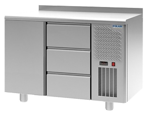 Стол холодильный POLAIR TM2GN-02-G с бортом - фото №1