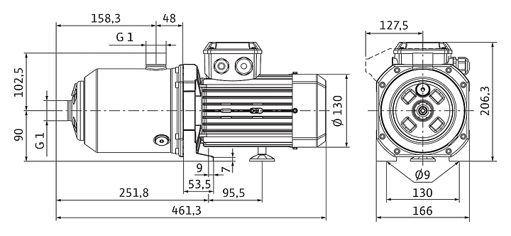 Циркуляционный насос Wilo MEDANA CH1-L.406-1/E/A/10T - фото №2