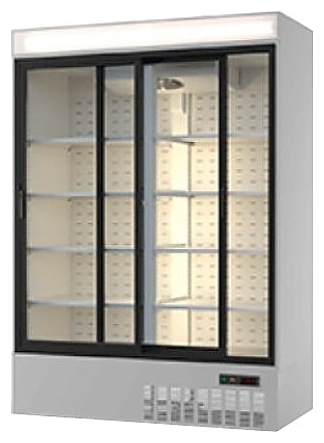 Шкаф холодильный ENTECO MASTER СЛУЧЬ 1400 ШС с дверьми-купе - фото №2
