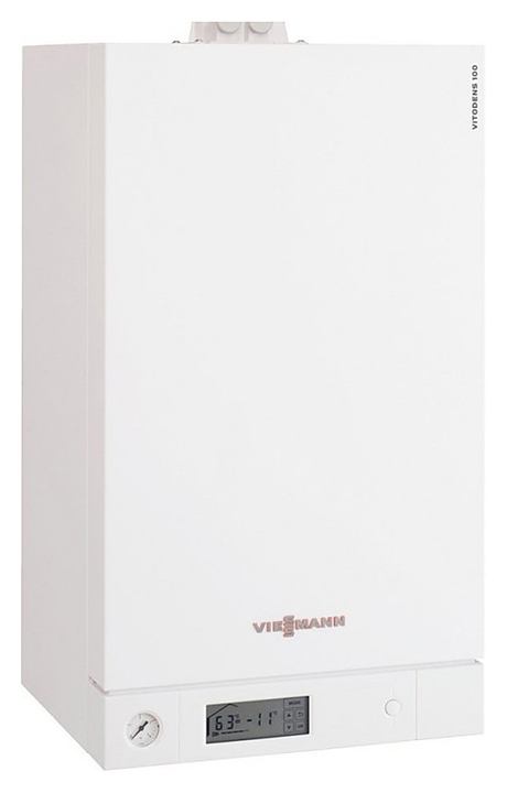 Настенный двухконтурный газовый котел VIESSMANN Vitodens 100-W 35 kW B1KC035 сж/г - фото №1