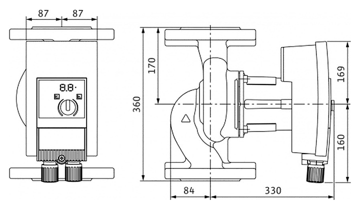 Циркуляционный насос Wilo Yonos MAXO 80/0,5-12 PN6 - фото №2
