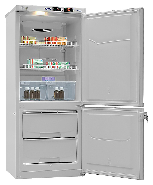 Холодильник лабораторный POZIS ХЛ-250 метал. двери - фото №2