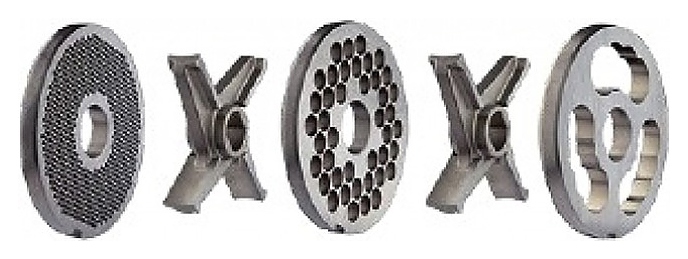Комплект ножей Koneteollisuus Oy (KT) для мясорубки LM-82 UNGER 5 мм - фото №1
