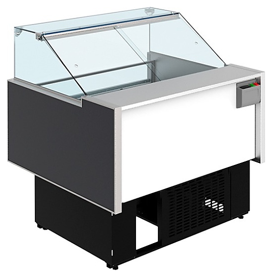 Витрина морозильная CRYSPI Sonata Quadro M 1200 LED (с боковинами) - фото №4