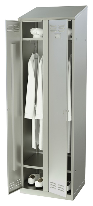 Шкаф для одежды ATESY ШО-С-2-600.500-02-Р - фото №1