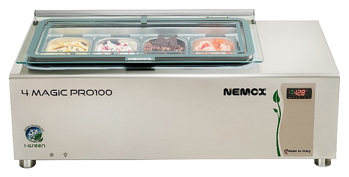 Витрина для мороженого Nemox i-Green 4 Magic Pro100 - фото №1