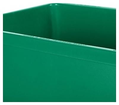 Контейнер для мусора Rubbermaid FG354007GRN зеленый - фото №5