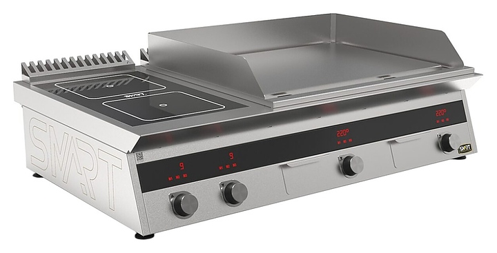 Плита индукционная комбинированная SMART INDUCTION K76-3KPPB (с грилем) - фото №1