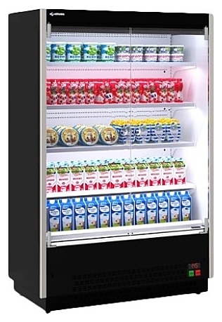 Горка холодильная CRYSPI SOLO L9 SG 1250 (без боковин, с выпаривателем) - фото №3