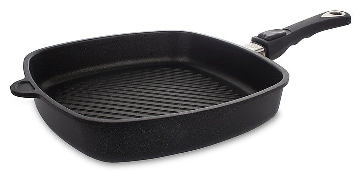 Сковорода-гриль AMT Gastroguss Square Pans I-E285G - фото №2