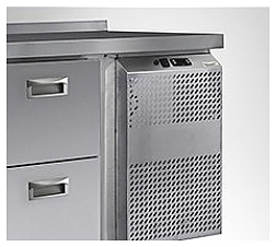 Стол холодильный Finist СХСо-1300-700, среднетемпературный, открытый, с боковым расположением агрегата - фото №7