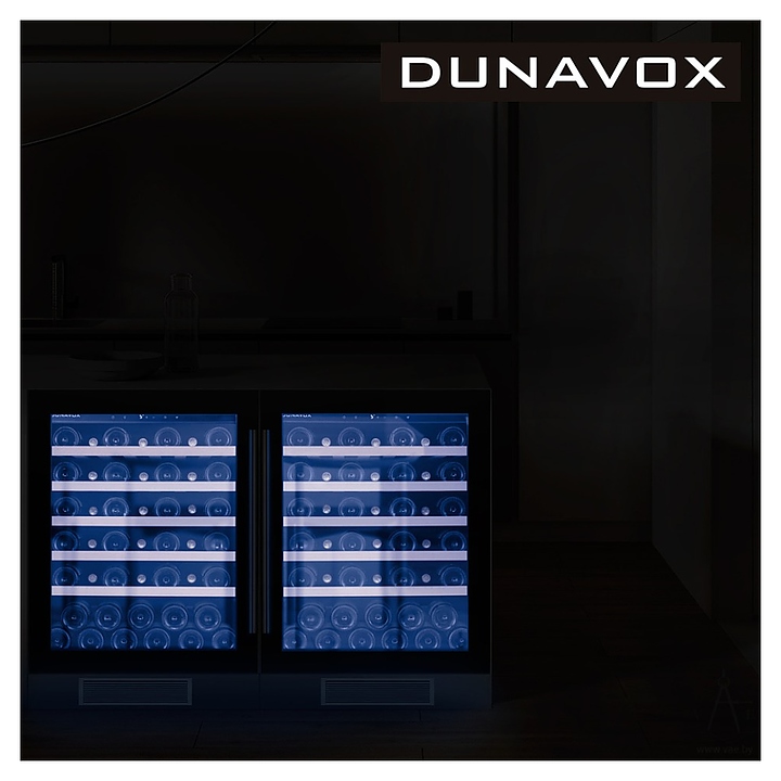 Винный шкаф Dunavox DAUF-46.138B - фото №3
