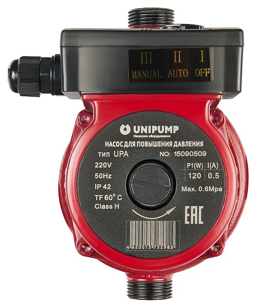 Циркуляционный насос UNIPUMP UPA 15-120 - фото №1