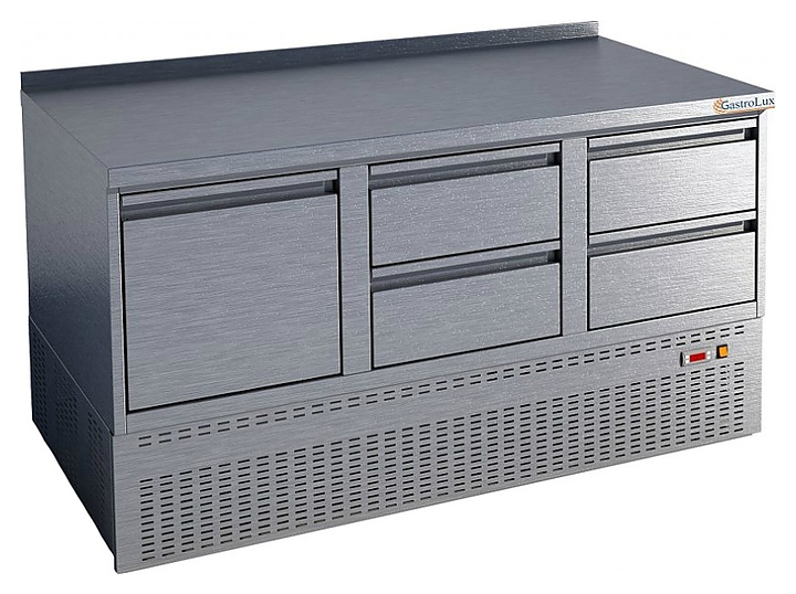 Стол холодильный Gastrolux СОН3П-146/1Д4Я/S - фото №1