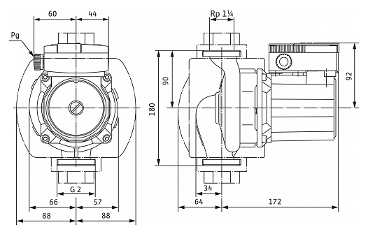 Циркуляционный насос Wilo TOP-S 30/7 3x400 B PN10 - фото №2