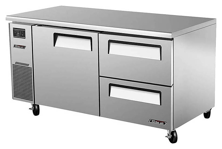 Стол холодильный Turbo air KUR15-2D-2 600 мм - фото №1