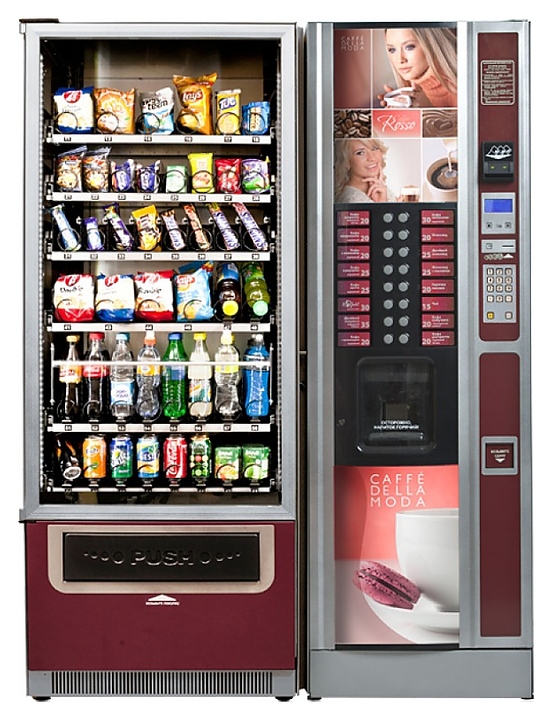 Комбинированный торговый автомат Unicum Rosso Bar - фото №1