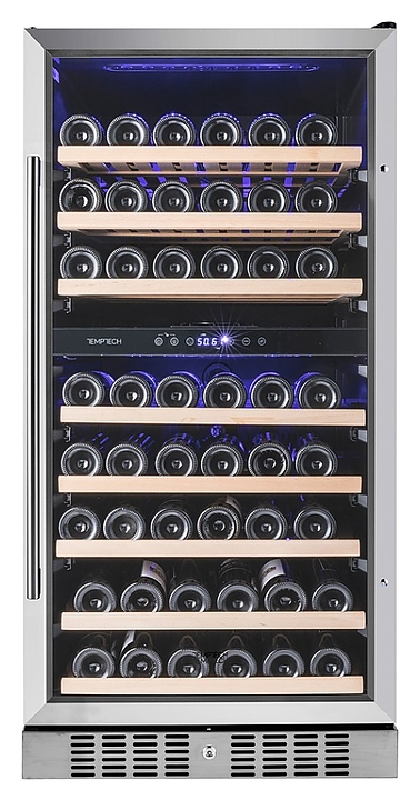 Винный шкаф Temptech Premium WP120DCS нерж.сталь - фото №3