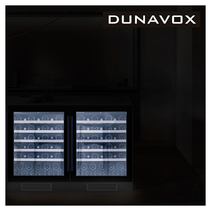 Винный шкаф Dunavox DAU-46.138B - фото №4