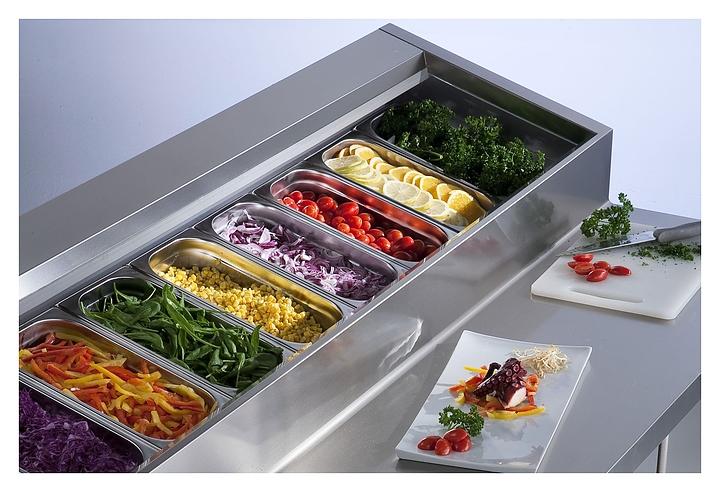 Гастроемкость CuisinAid CD-821-4 /6 GN 2/1-100 (650х530х100) нерж. сталь - фото №3