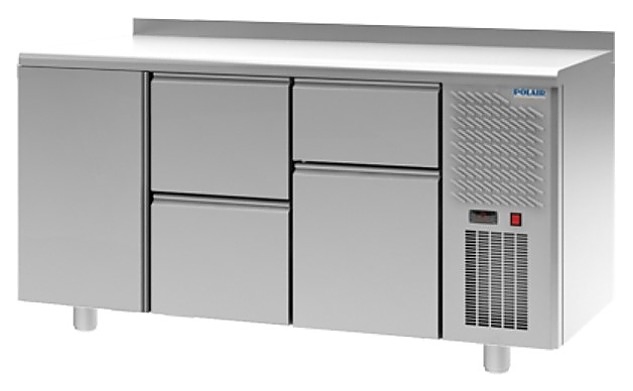 Стол холодильный POLAIR TM3-021-G с бортом - фото №1