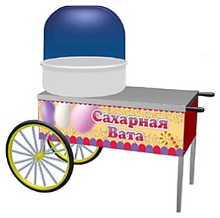 Тележка для для аппарата сахарной ваты ТТМ ТАСВ-110СК - фото №1
