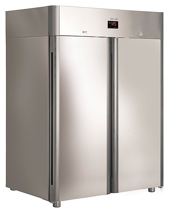 Шкаф холодильный POLAIR CM114-Gm (R290) Alu - фото №1