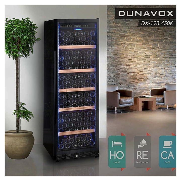 Винный шкаф Dunavox DX-198.450K - фото №2