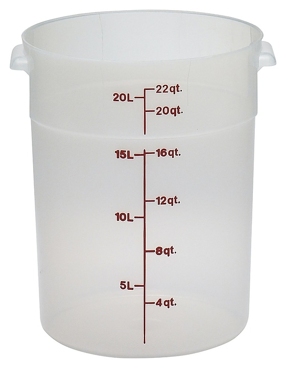 Контейнер мерный Cambro RFS22PP 190 прозрачный - фото №1