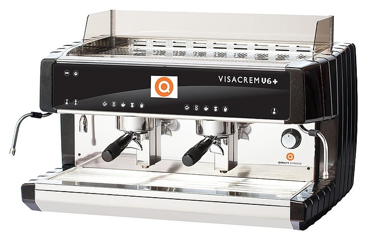 Кофемашина Quality Espresso Visacrem V6 Plus 2GR дисплей - фото №1