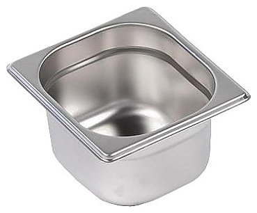 Гастроемкость VIATTO 816‑4 GN 1/6-100 (176х162х100) нерж. сталь - фото №1