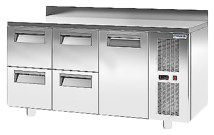 Стол холодильный POLAIR TM3GN-220-GC (внутренний агрегат) - фото №1