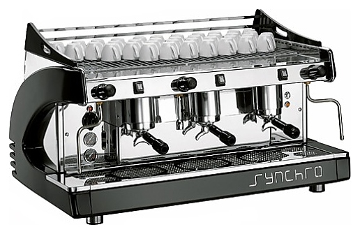 Кофемашина Royal Synchro 3GR Semiautomatic Boiler 21LT оранжевая - фото №1