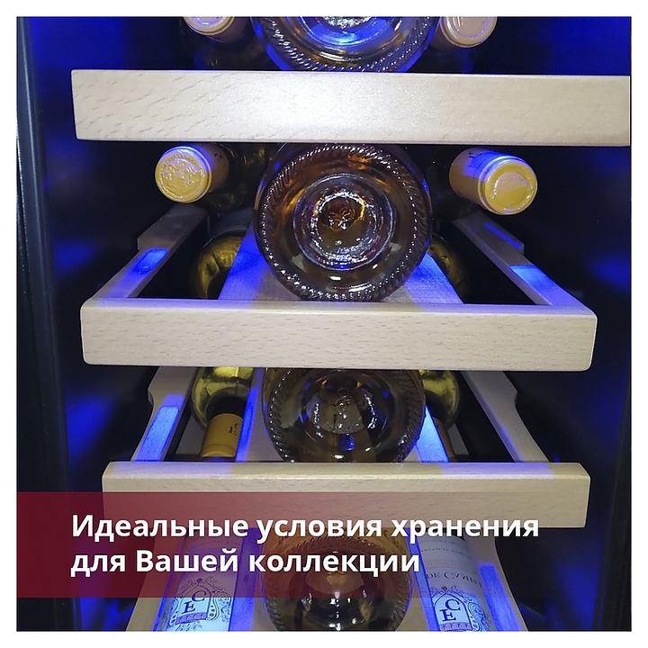 Винный шкаф Cold Vine C18-KST1 - фото №7